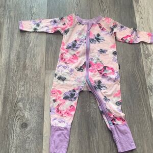 Bonds Floral Purple and Pink Kids One Piece